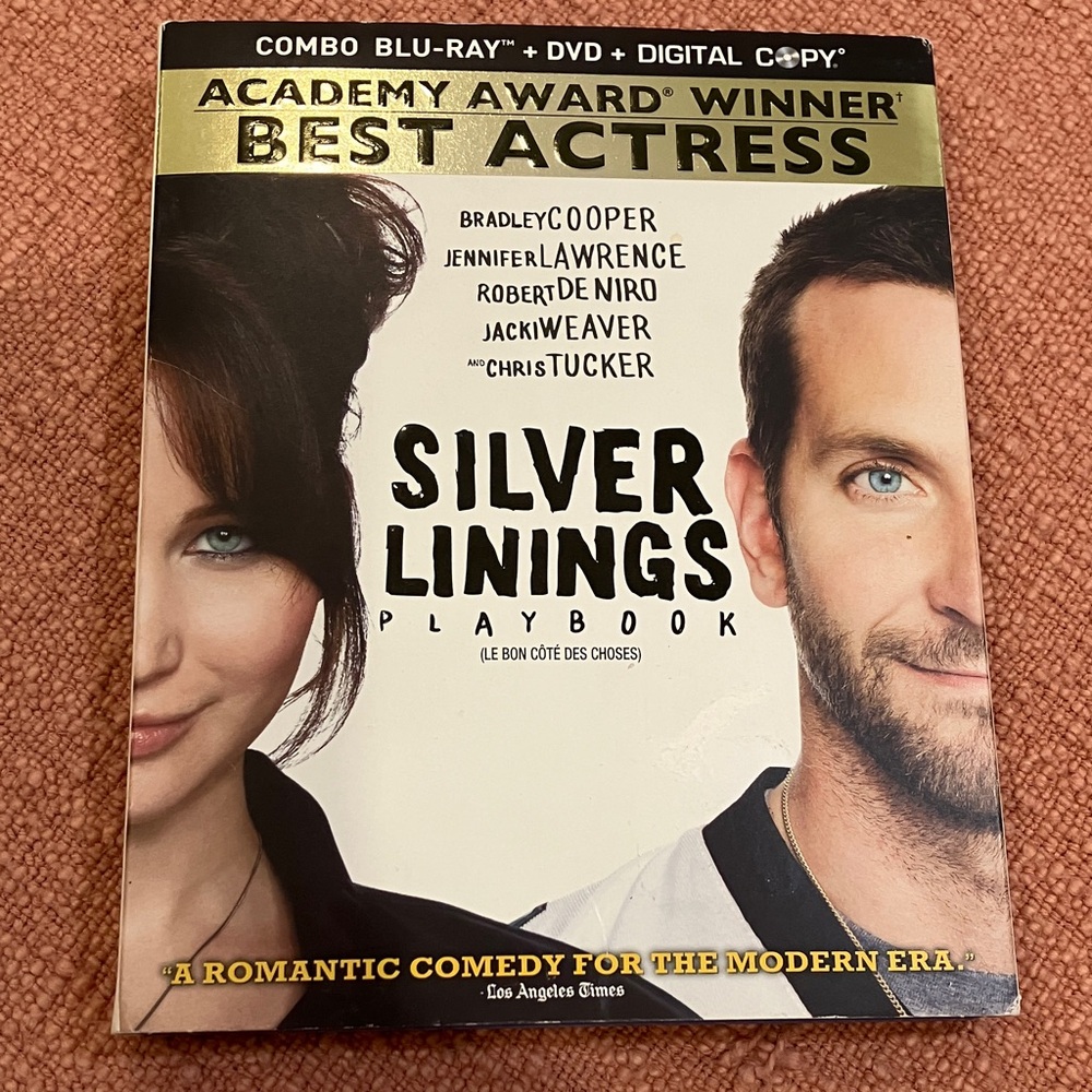Silver Linings Playbook Blu-ray Disc & box only